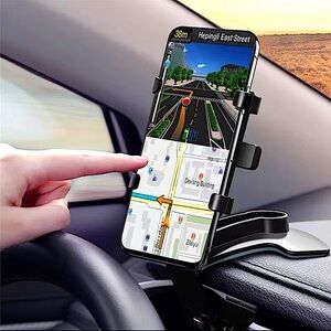 Mobile iPhone and Android Phones Vehicle Instrument Panel Bracket Grip Holder.